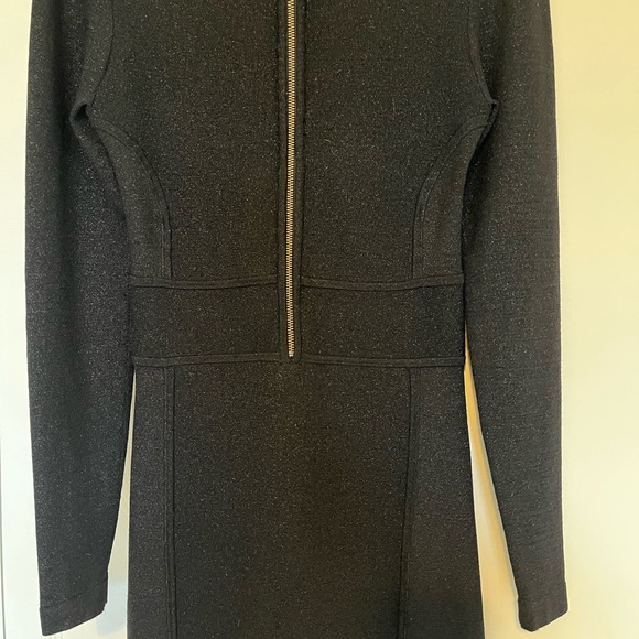 French Connection shimmer bandage long sleeve dress, size 8 - Picture 3 of 3